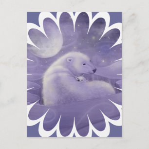 Carte Postale Portes polaires d'hiver douces