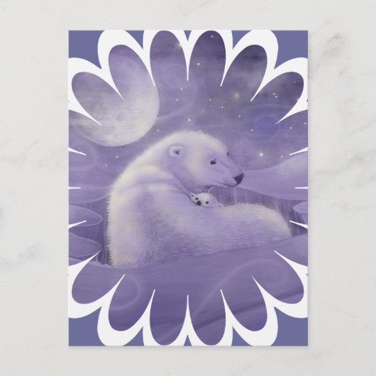 Carte Postale Portes polaires d'hiver douces (Devant)