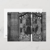 Carte Postale Portes Pont Windows Retour artistique+Don (Devant / Derrière)