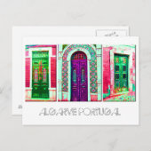 Carte postale: Portes portugaises (Devant / Derrière)