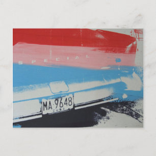 Carte Postale Porteur multicouleur