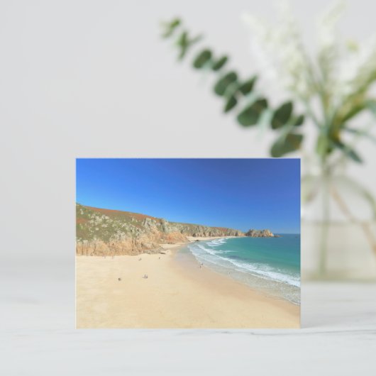 Carte Postale Porthcurno (Debout devant)