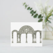 Carte Postale Portico de la Gloria. Saint Jacques de Compostelle (Debout devant)