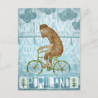 Carte Postale Portland Bigfoot