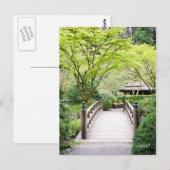 Carte postale Portland du Jardin japonais (Devant / Derrière)
