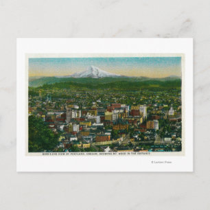 Carte Postale Portland et Mt. Hood au loin