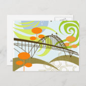 Carte postale Portland Fremont Bridge (Devant / Derrière)