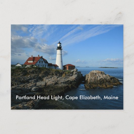 Carte Postale Portland Head Light, Cape Elizabeth, Maine (Devant)