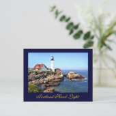 Carte Postale Portland Head Light, Cape Elizabeth, Maine, États- (Debout devant)