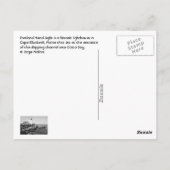 Carte Postale Portland Head Light, Cape Elizabeth, Maine, États- (Dos)