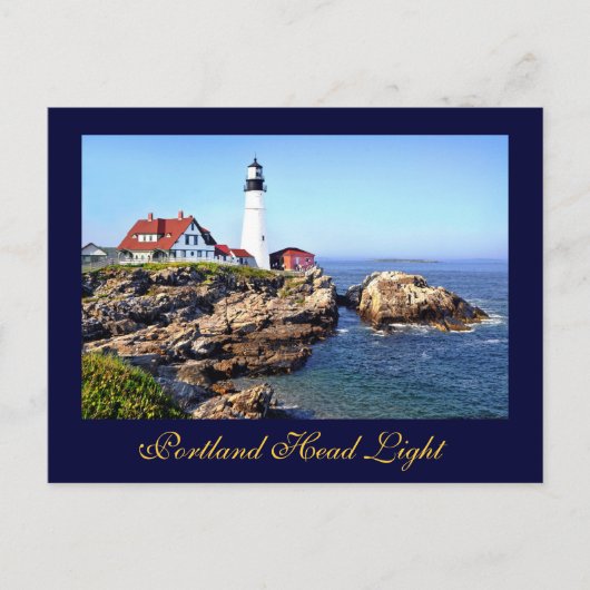 Carte Postale Portland Head Light, Cape Elizabeth, Maine, États- (Devant)