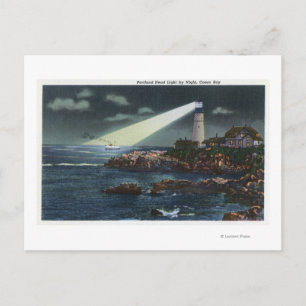 Carte Postale Portland Head Lighthouse at Night