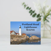 Carte Postale Portland Head Lighthouse, Maine Postcard (Debout devant)