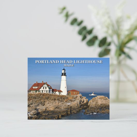 Carte Postale Portland Head Lighthouse, Maine Postcard (Debout devant)