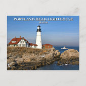 Carte Postale Portland Head Lighthouse, Maine Postcard (Devant)