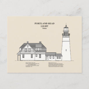 Carte Postale Portland Head Lighthouse - Maine - SBD