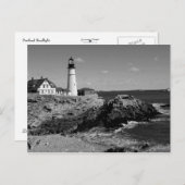 Carte postale Portland Headlight - 2 (Devant / Derrière)