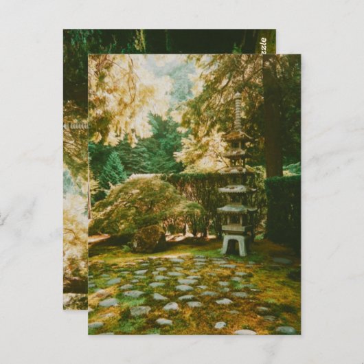 Carte Postale Portland Jardin japonais (Devant / Derrière)