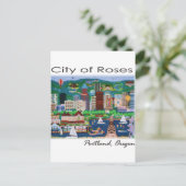 Carte Postale Portland~ La ville des Roses (Debout devant)