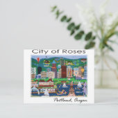 Carte Postale Portland~ La ville des Roses (Debout devant)