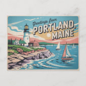 Carte postale Portland Maine (Devant)