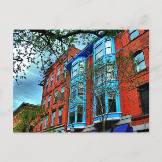 Carte postale Portland Maine City Skyline (Devant)