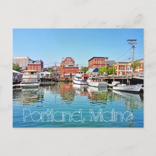 Carte Postale Portland, Maine, États-Unis (Devant)