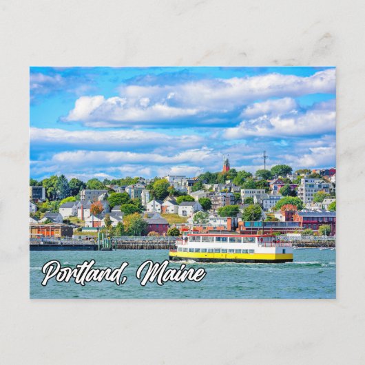 Carte Postale Portland, Maine, États-Unis (Devant)