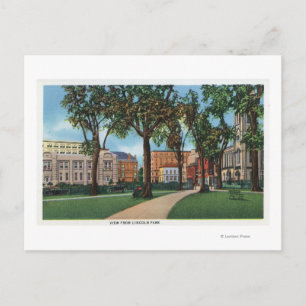 Carte Postale Portland, Maine Vue panoramique depuis Lincoln Par