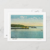 Carte Postale Portland, MaineVue du phare de Bug (Devant / Derrière)