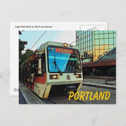 Carte postale Portland (MAX) (Devant / Derrière)