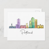 Carte Postale Portland OREGON (Devant / Derrière)