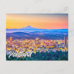 Carte Postale Portland, Oregon, États-Unis