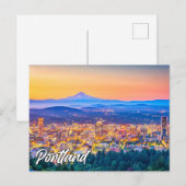 Carte Postale Portland, Oregon, États-Unis (Devant / Derrière)