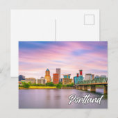 Carte Postale Portland, Oregon, États-Unis (Devant / Derrière)