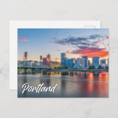 Carte Postale Portland, Oregon, États-Unis (Devant / Derrière)