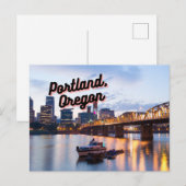 Carte Postale Portland, Oregon Postcar Souvenir (Devant / Derrière)