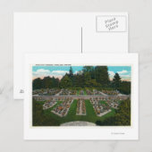 Carte Postale Portland, OregonVue des jardins d'essais Roses (Devant / Derrière)
