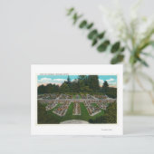 Carte Postale Portland, OregonVue des jardins d'essais Roses (Debout devant)