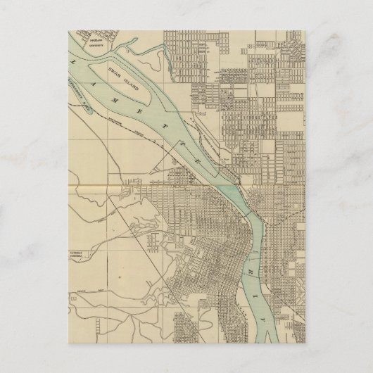 Carte Postale Portland, Ou (Devant)