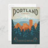 Carte Postale Portland, OU (Devant / Derrière)