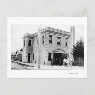 Carte Postale Portland, OU Fire Station #30 Horse Cart
