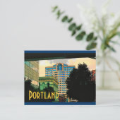 Carte Postale Portland Postcard (Jaune) (Debout devant)