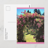 Carte Postale Portland Rose Garden (Devant / Derrière)