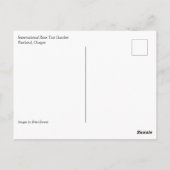 Carte Postale Portland Rose Garden (Dos)