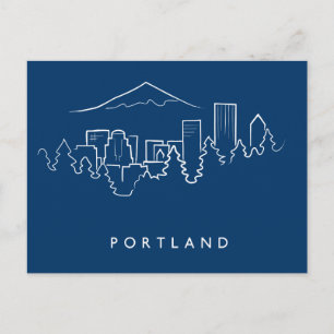 Carte Postale Portland Skyline