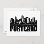 Carte Postale Portland Skyline (Devant / Derrière)
