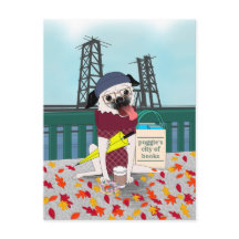 Portlandia Pug: Anarchist Jurisdiction Postcard