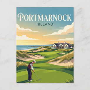 Carte Postale Portmarnock, Irlande