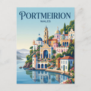Carte Postale Portmeirion Pays de Galles